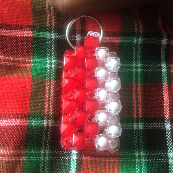 Bead key chain key ring - Picture 8 of 10